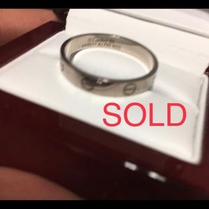 Authentic Cartier Love Ring